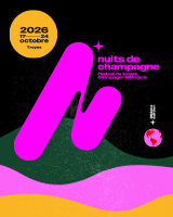 Visuel artistique non définissable avec des formes colorées
