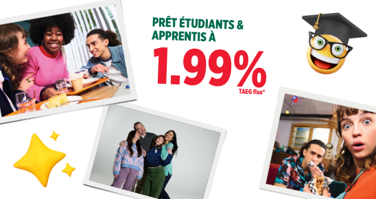 Prêt étudiants et apprentis