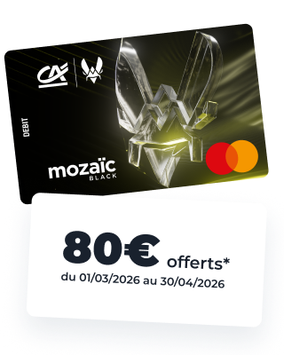 Mozaïc Black, 80€ offerts du 01/03/2026 au 30/04/2026