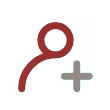 Pictogramme d'un personnage avec un "plus" à sa droite