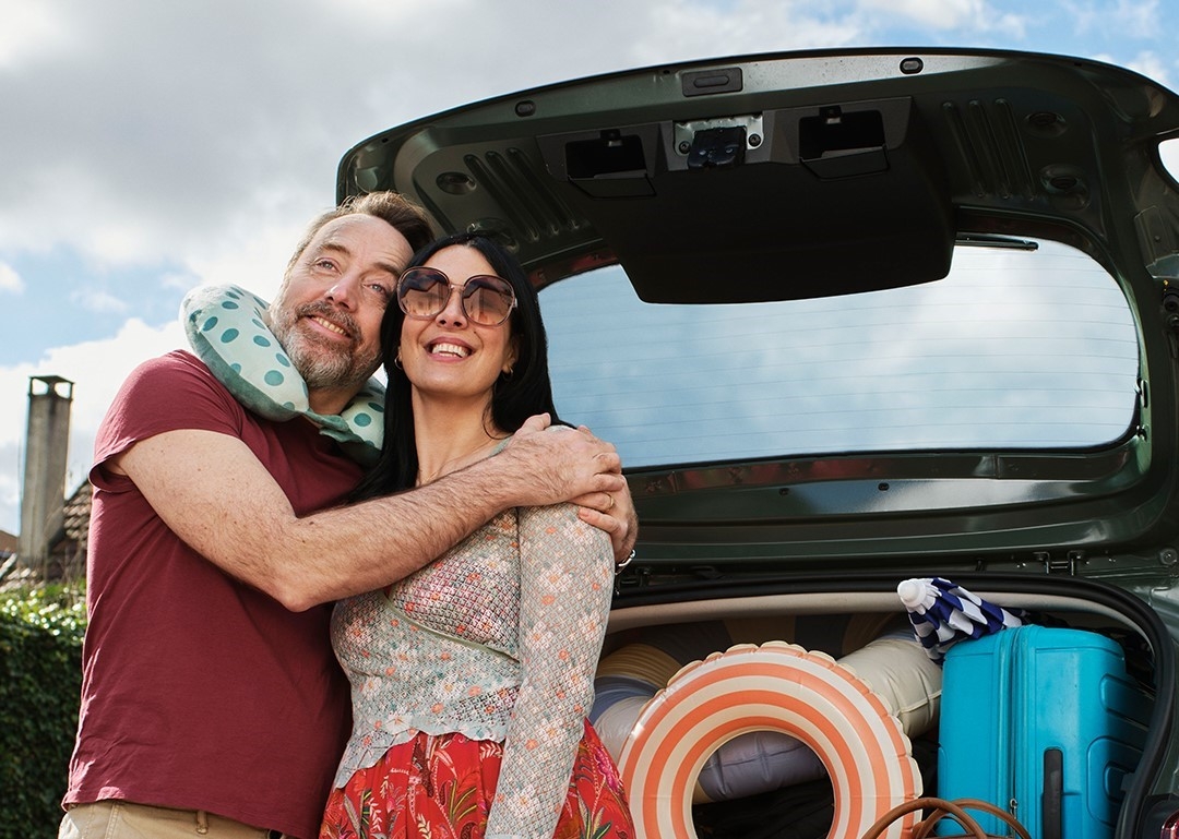 Couple qui part en vacances