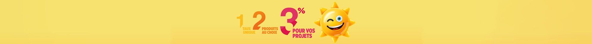 1 2 3% pour vos projets